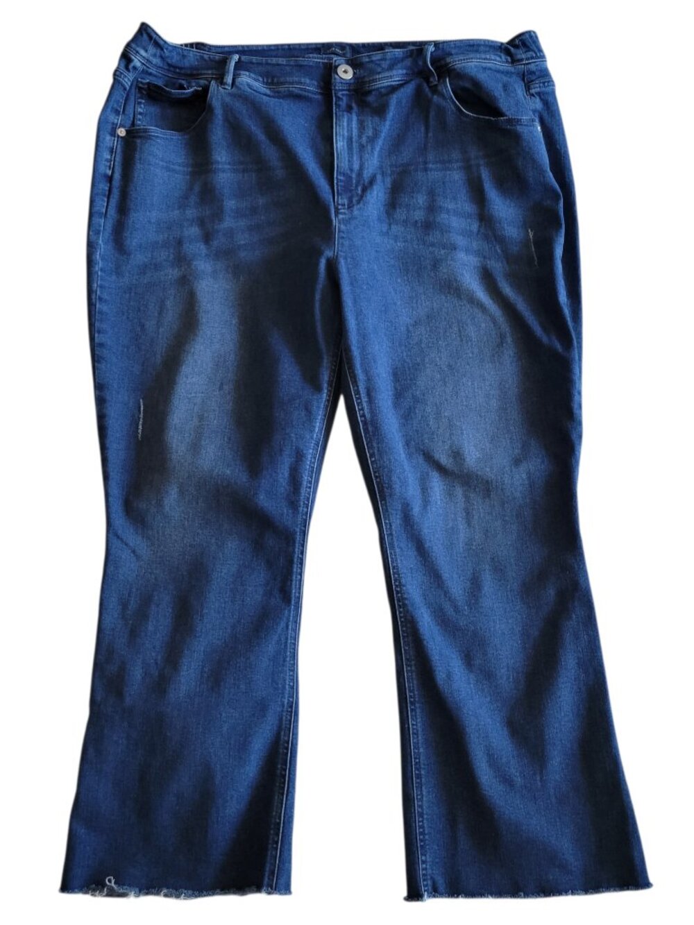 J.Jill Dark Wash Kick Flare Ankle Jeans (Size 20)